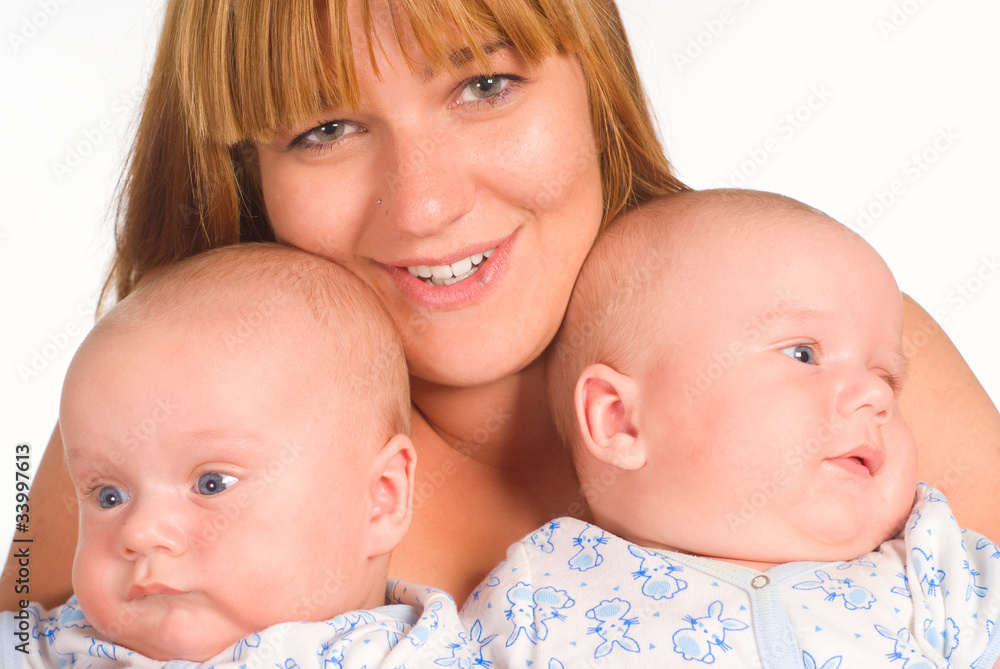 mom with children mom with children