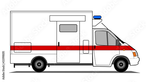 Ambulance vector