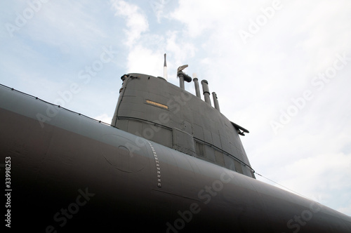 Photography Old italian submarine