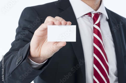 Empty business card