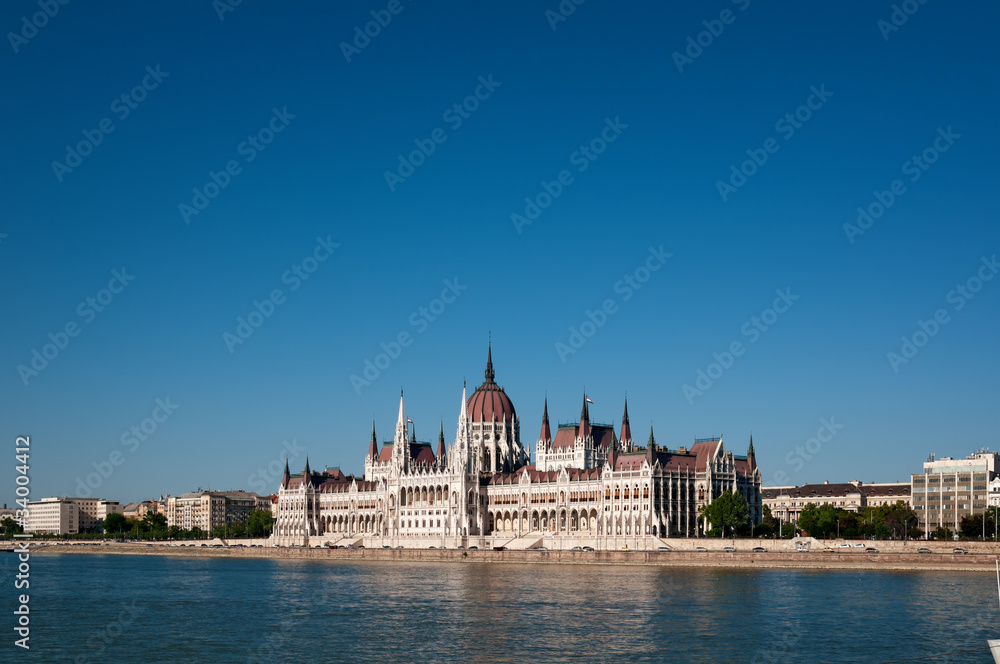 Hungarian Parliament and River Danube