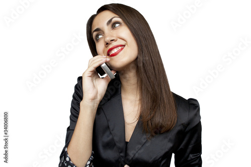 Businesswoman talking on the phone