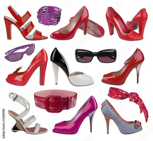 red shoes collection