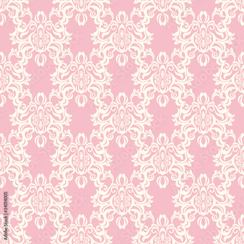 Abstract seamless floral patterns