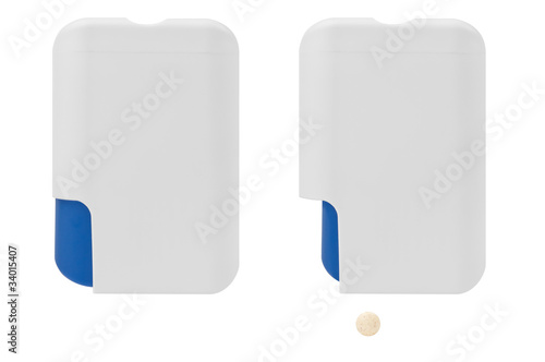Foto Dispenser with saccharin sweetener tablets