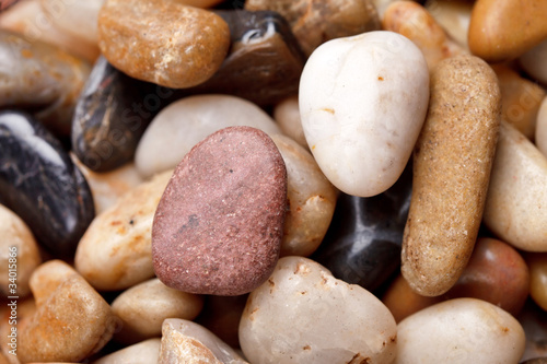 background with round pebble stones