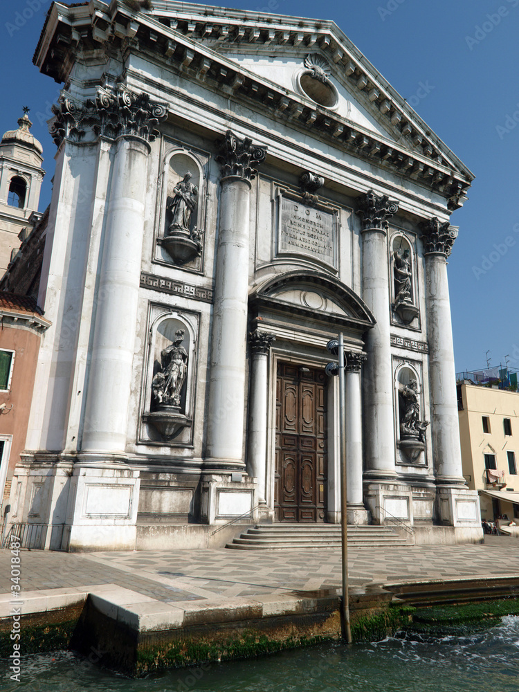 Fototapeta premium The Church of I Gesuati on the Zattere in Venice