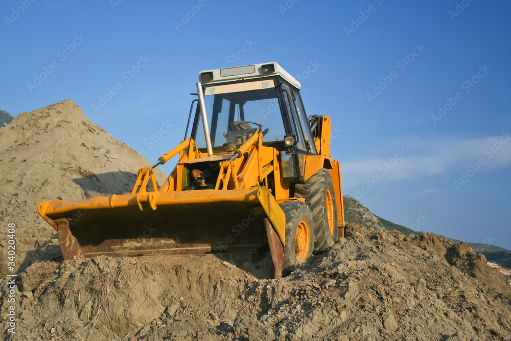Obraz premium bulldozer at work