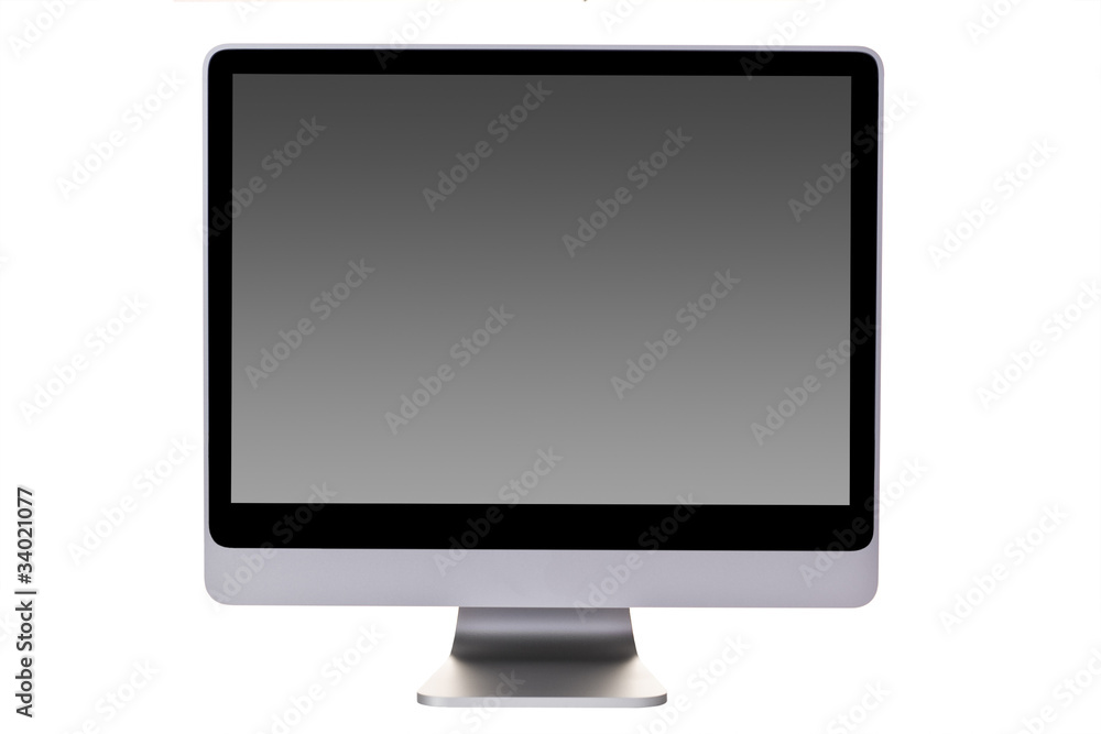 Aluminium Desktop Computer with flat screen Aluminium Desktop Computer with flat screen