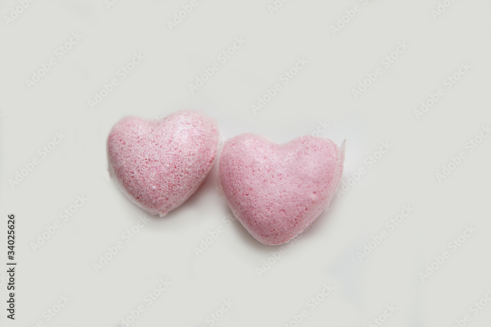 Obraz premium Мыльные сердечки
