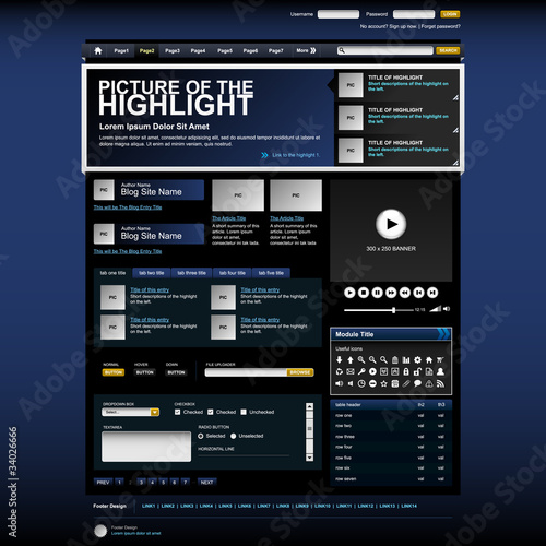 Web Design Website Elements