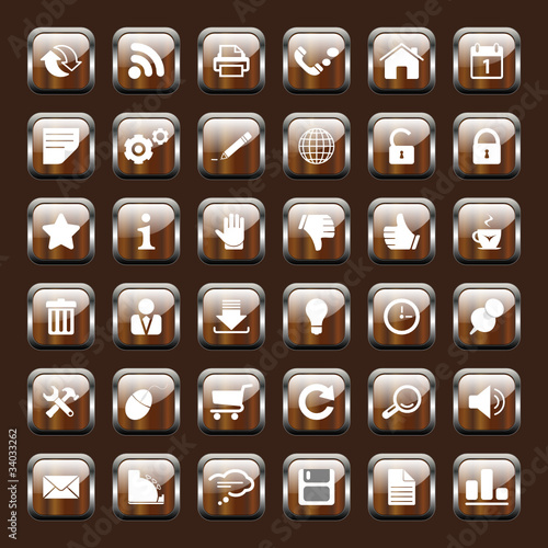 Web Buttons Icons Set