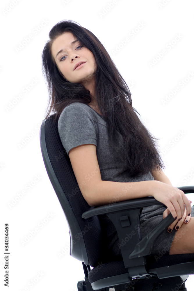 Portrait of beautiful woman