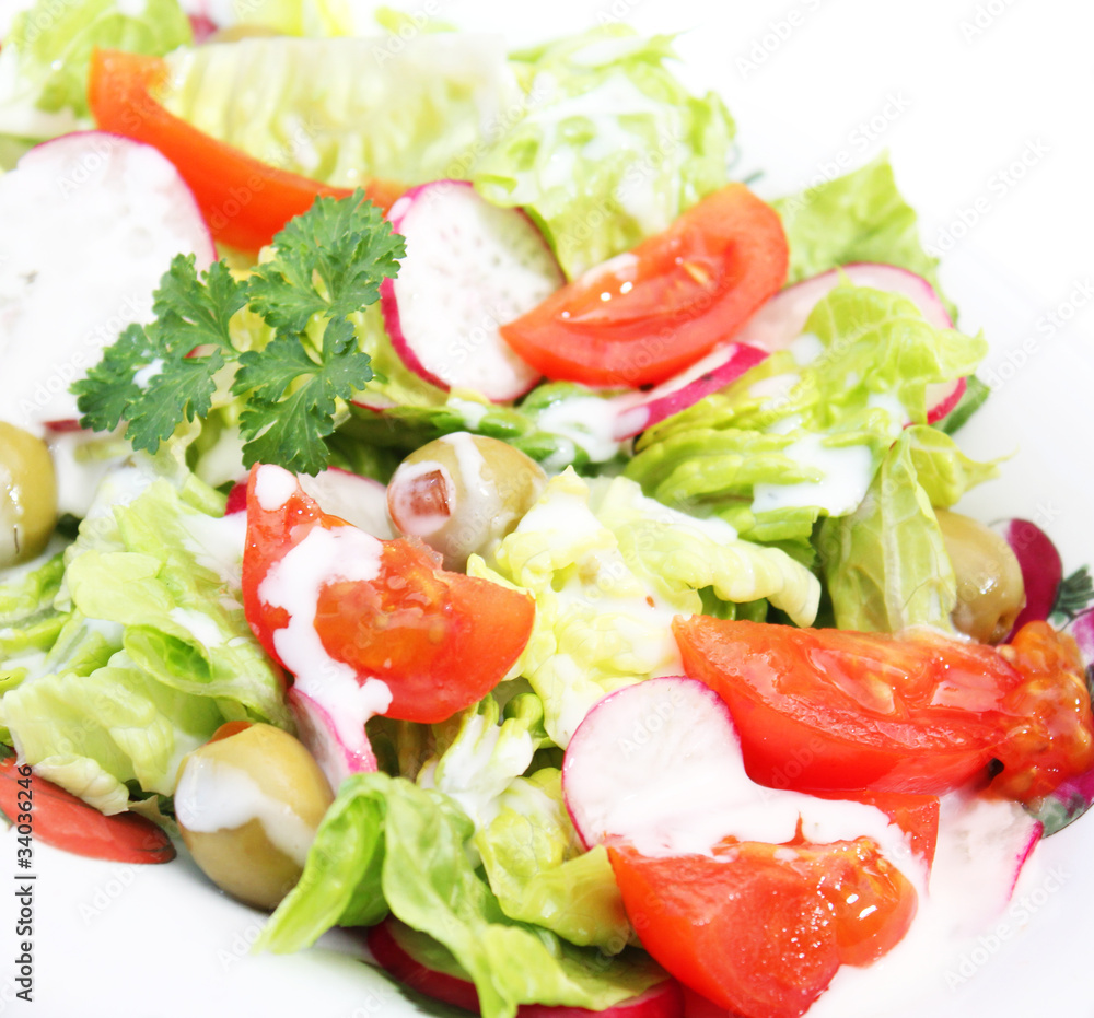 frischer salat frischer salat