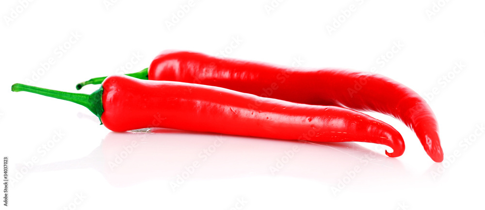 Peppers isolated on white Peppers isolated on white