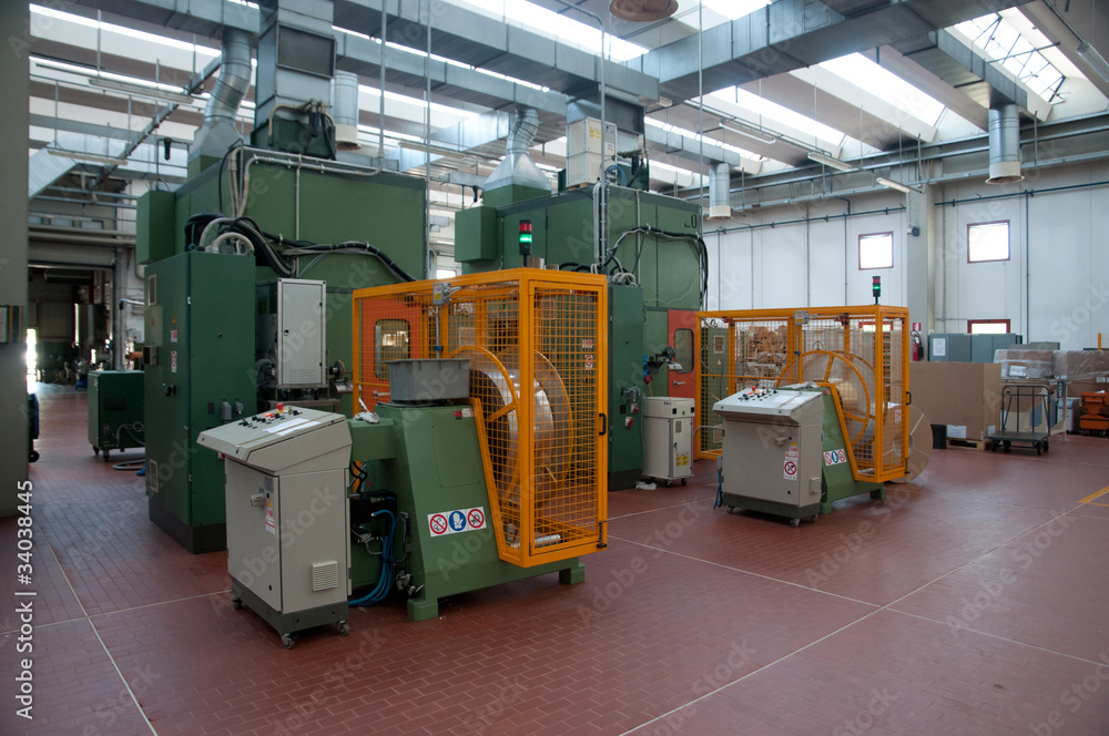 Modern automated factory plant Modern automated factory plant
