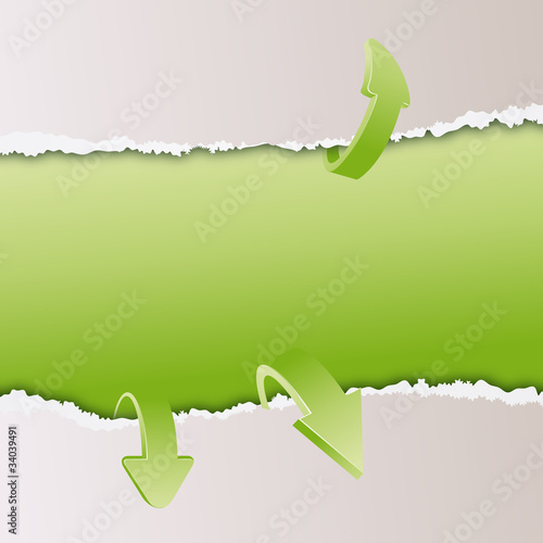 vecteur, fond papier déchiré