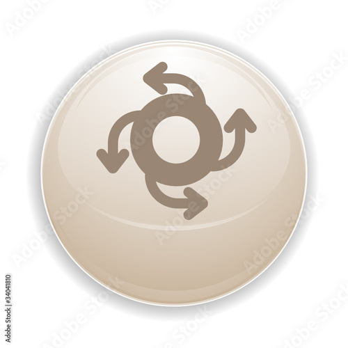 Boule, bouton, sphère, reflet, transparent, picto, logo, icône