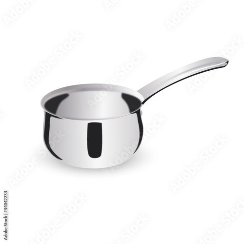 vecteur, casserole