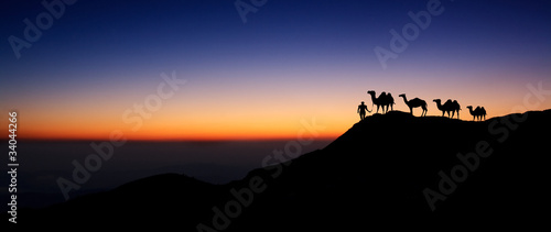 caravan abstract background
