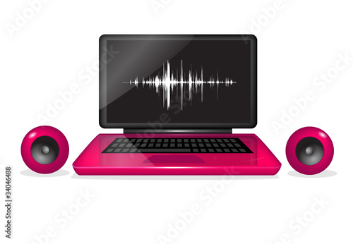 music from laptop