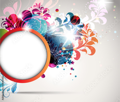 Photography Abstract Floral Background.
