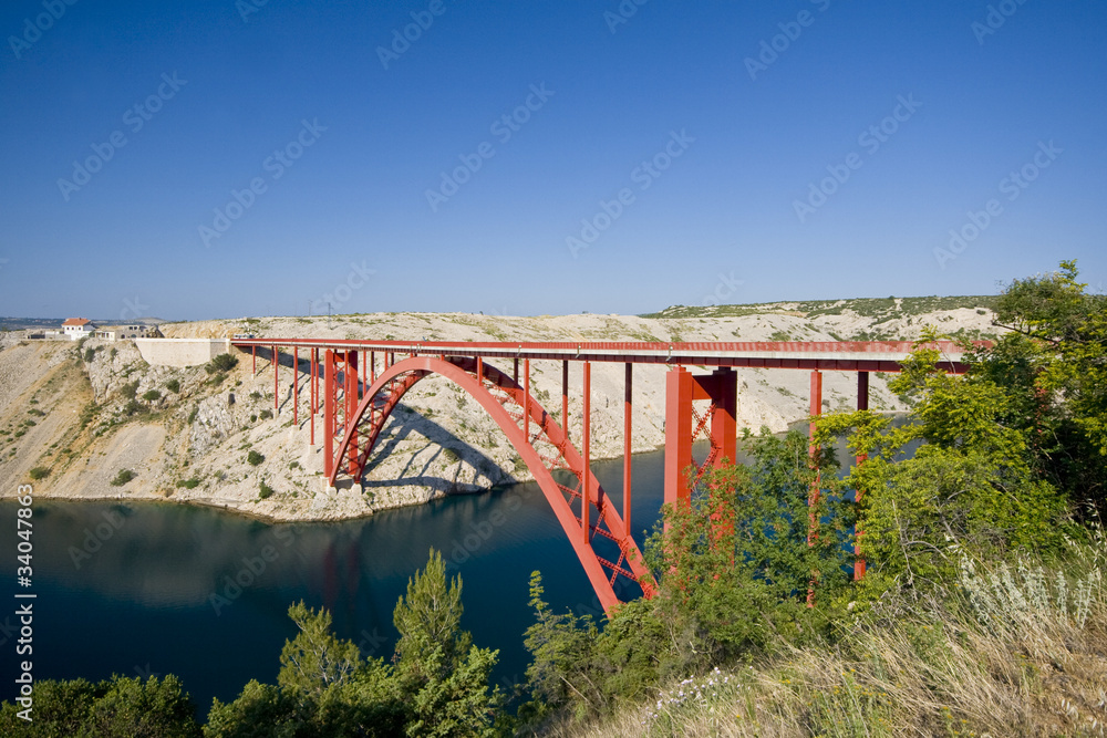 Old Maslenica bridge