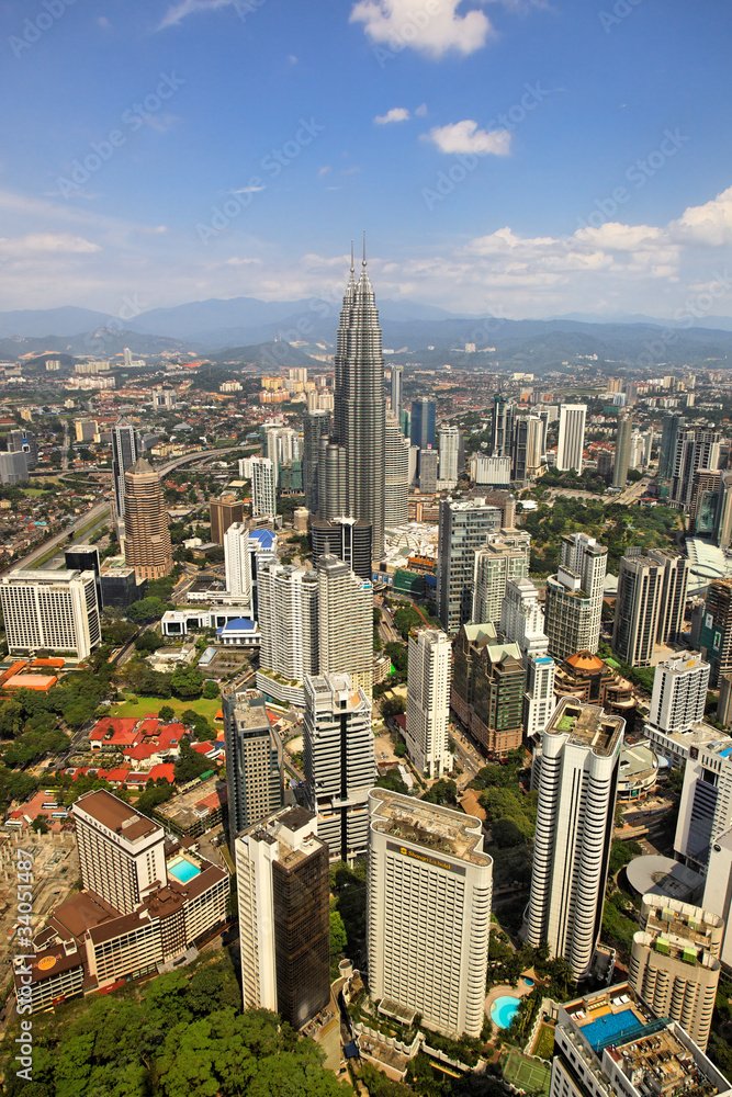 Naklejka premium Kuala Lumpur, Malaysia