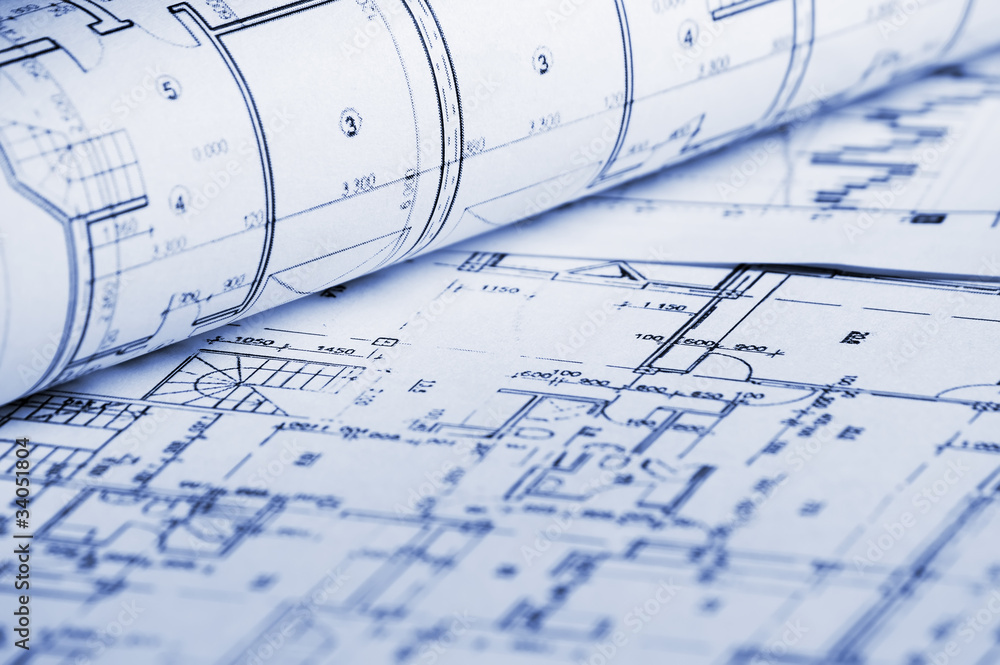 Fototapeta premium Part of architectural project