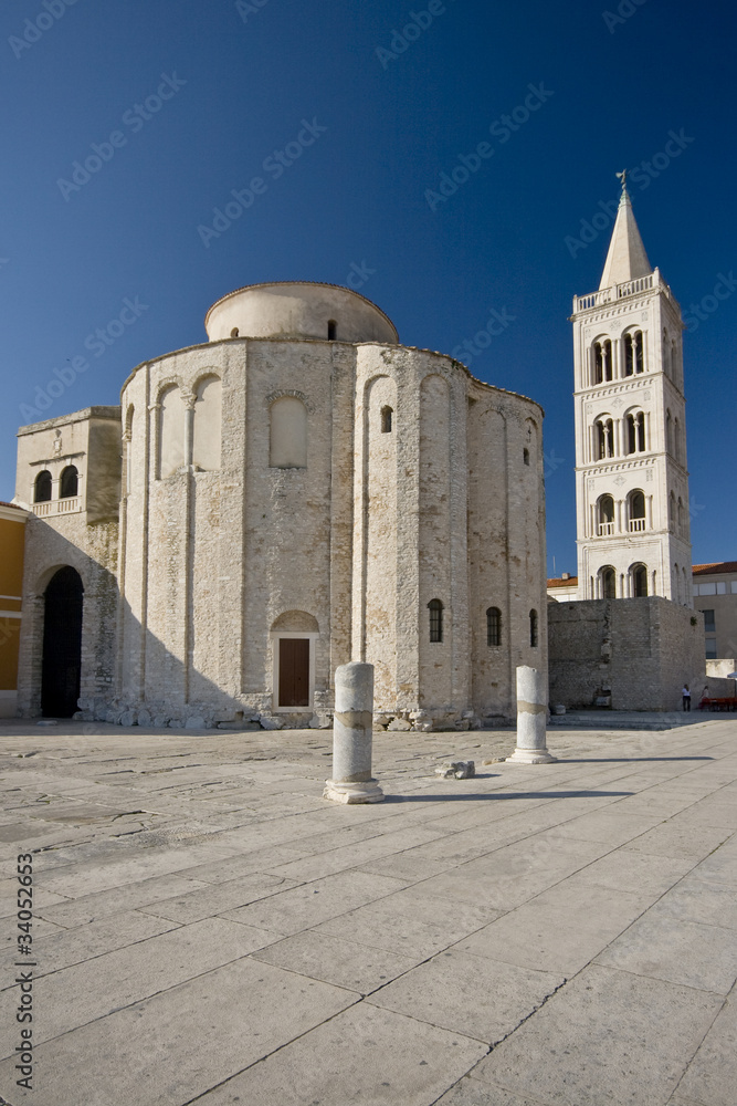 Church of St.Donatus and the columns