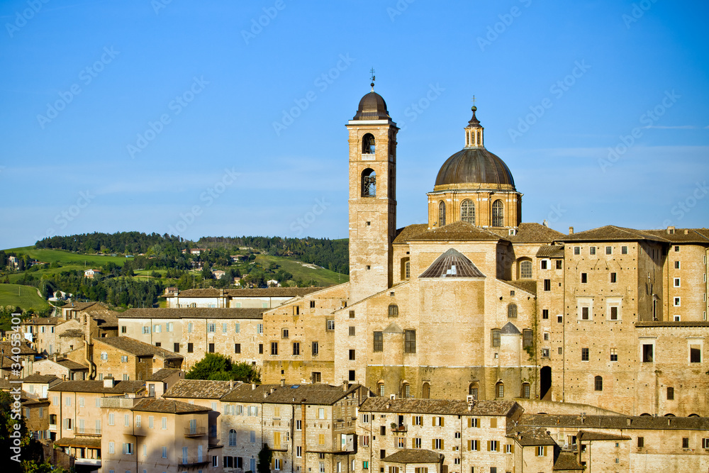 Urbino city view, Italy Urbino city view, Italy