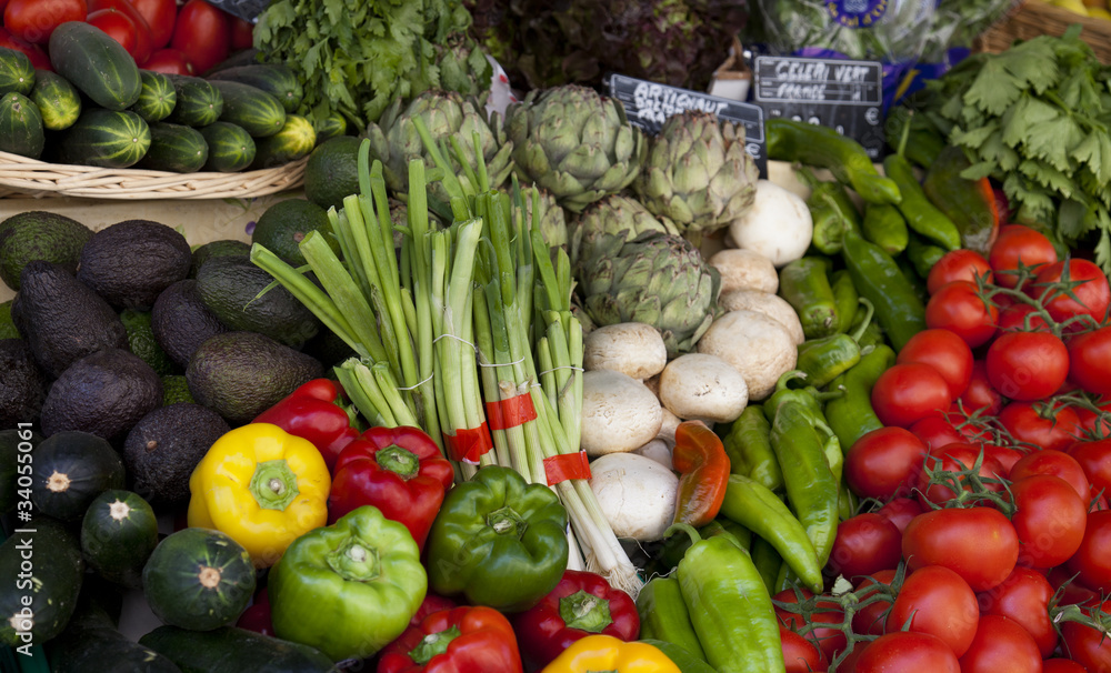 Mercadillo enSain Remy de Provenza (Francia)