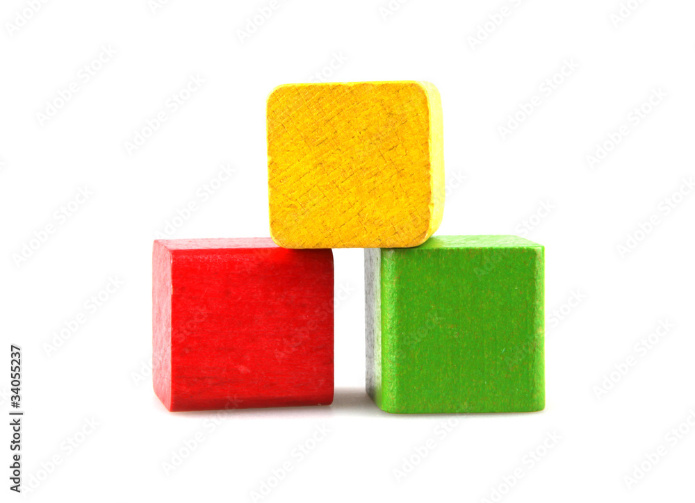 Wooden building blocks Wooden building blocks