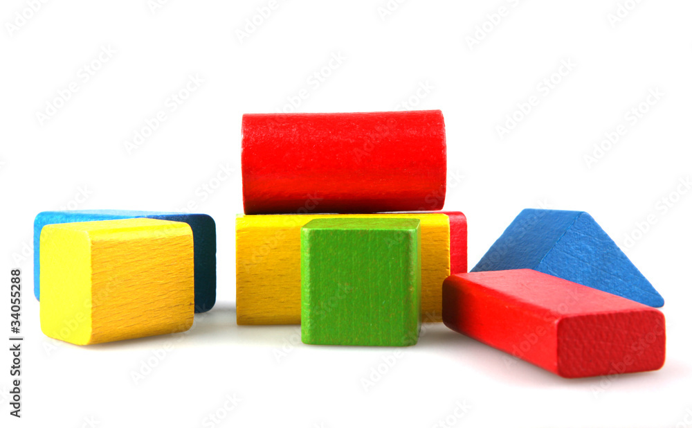 Wooden building blocks Wooden building blocks