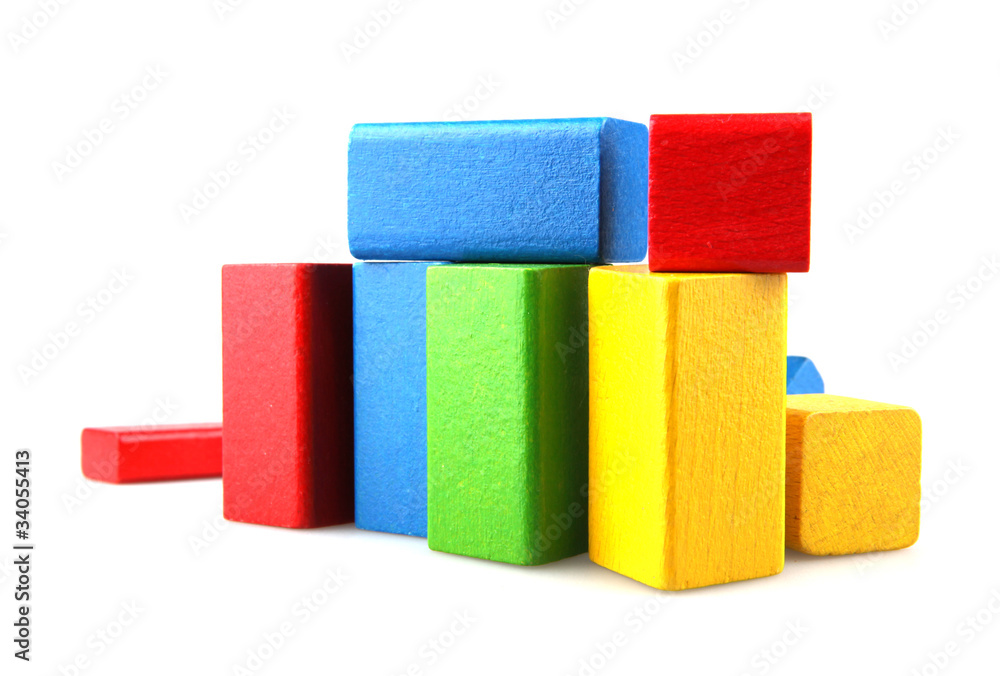 Wooden building blocks Wooden building blocks
