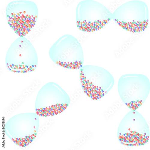 Multicolor Hourglass
