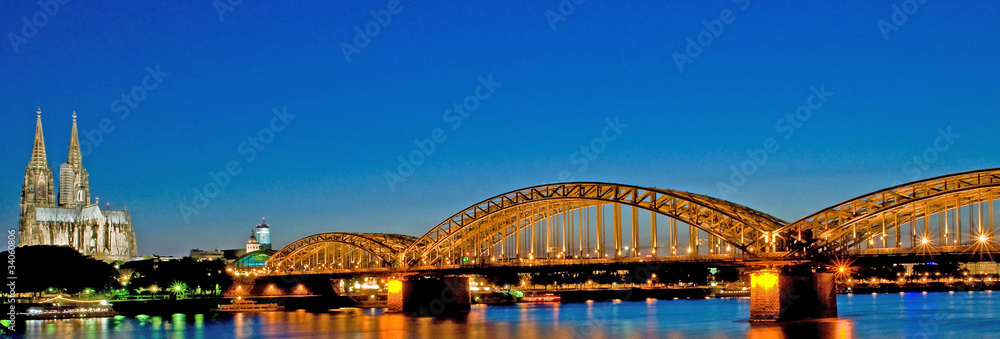 Fototapeta premium Köln Panorama