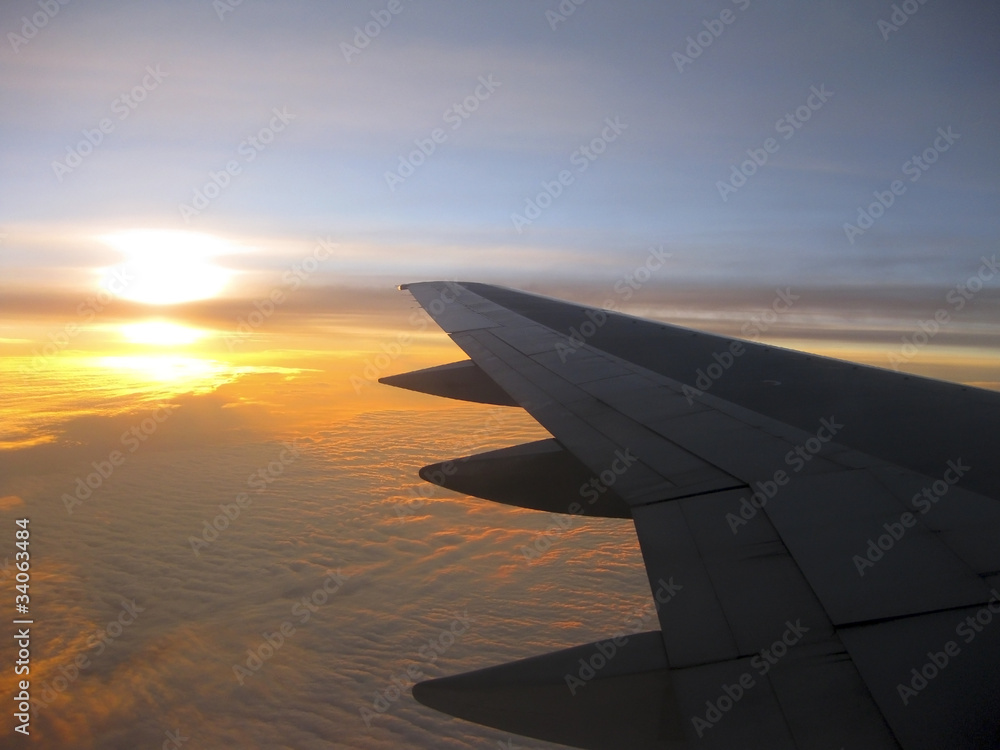 Fototapeta premium coulds in sunset