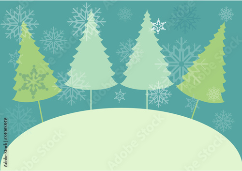 sapins verts