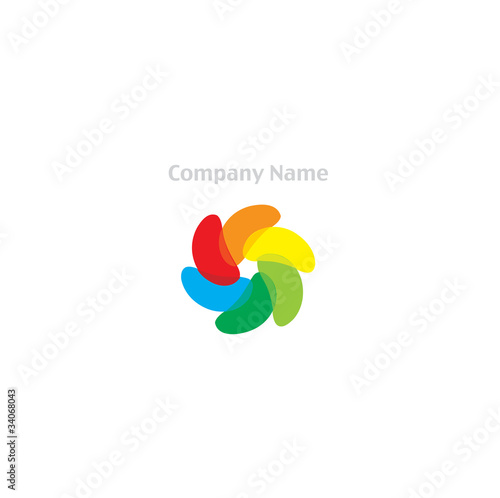 Colorful abstract logo