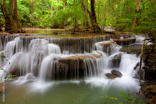 Fototapeta Naklejka Na Ścianę i Meble -  Deep forest Waterfall in Thailand