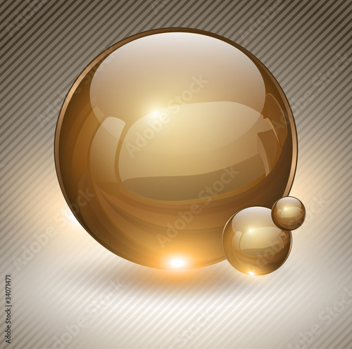 Abstract background with gl...