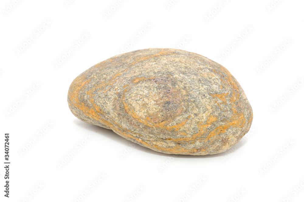 Stone Isolated on White Background Stone Isolated on White Background