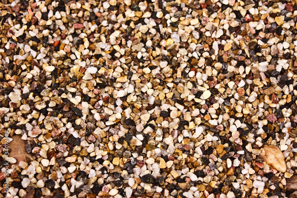 Small colored pebbles Small colored pebbles