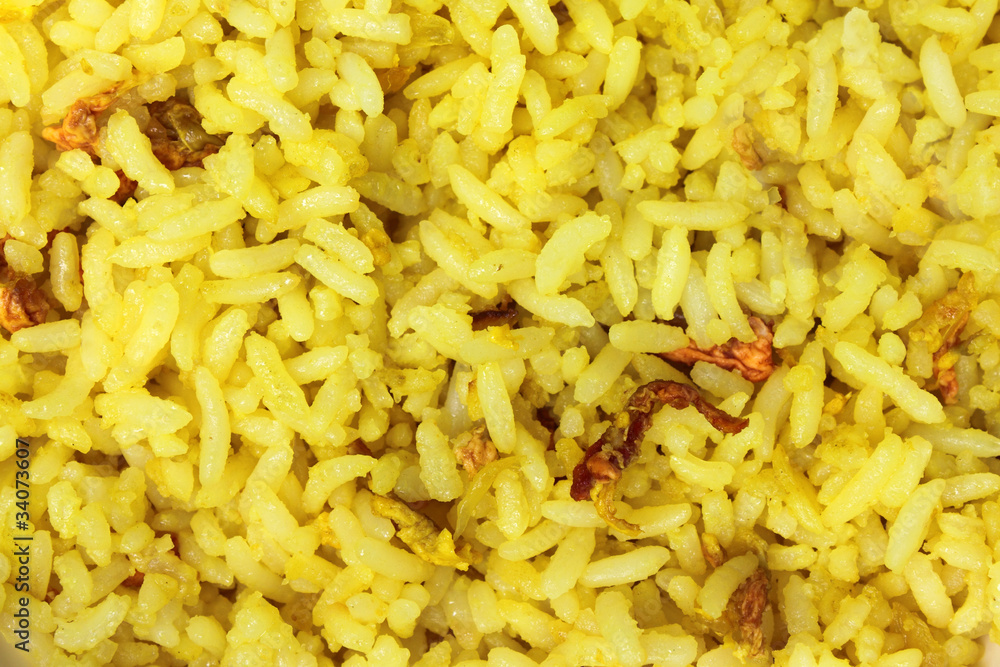 Fried rice close up Fried rice close up
