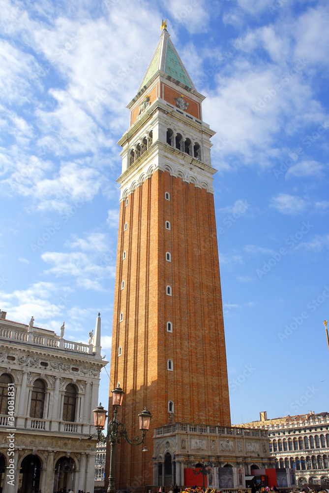 Italy, Venice saint Mark bell tower