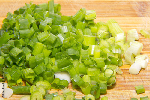 green onion for salad