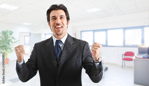 Happy businesswoman portrait