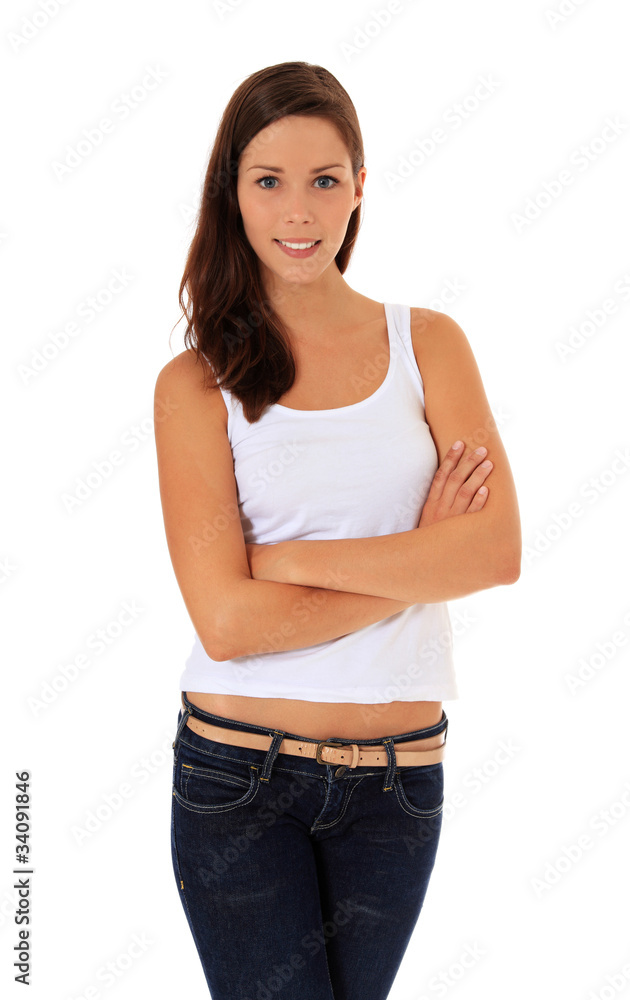 Attraktive junge Frau Attraktive junge Frau