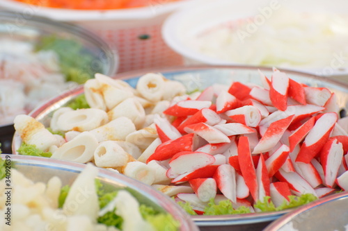 Crabfish and other seafood